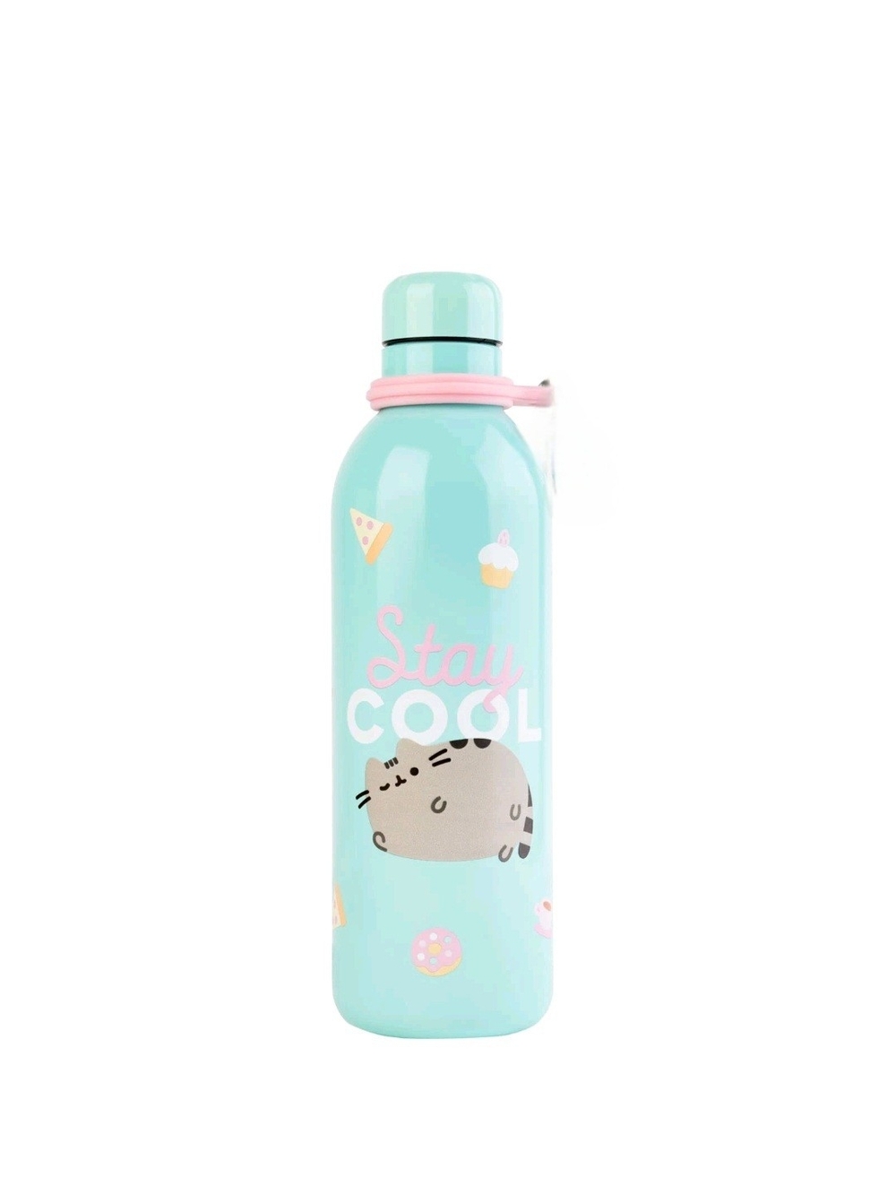 Pusheen 17 Ounce Insulated Stainless Steel Water Bottle for School Office Gym